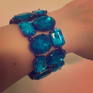 Blue gemstone bracelet